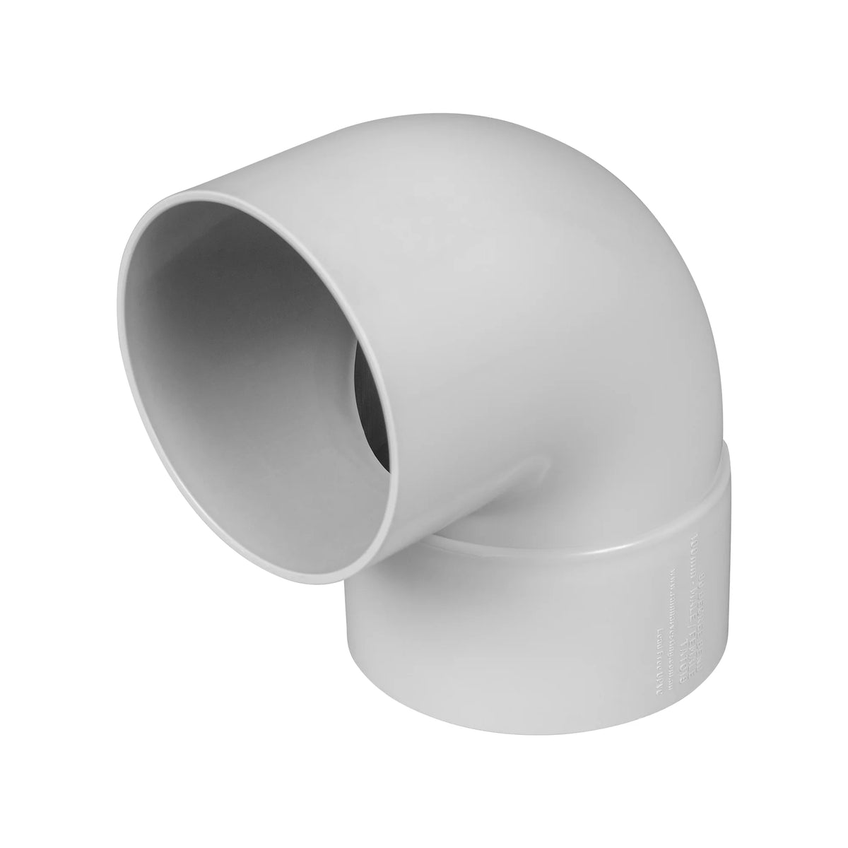 True 90° Tank Overflow Bends 100mm