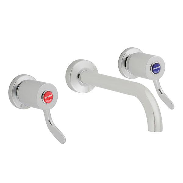 CliniLever® CP-BS Hospital Wall Bath Set 80 J/V with 180mm Outlet Laminar