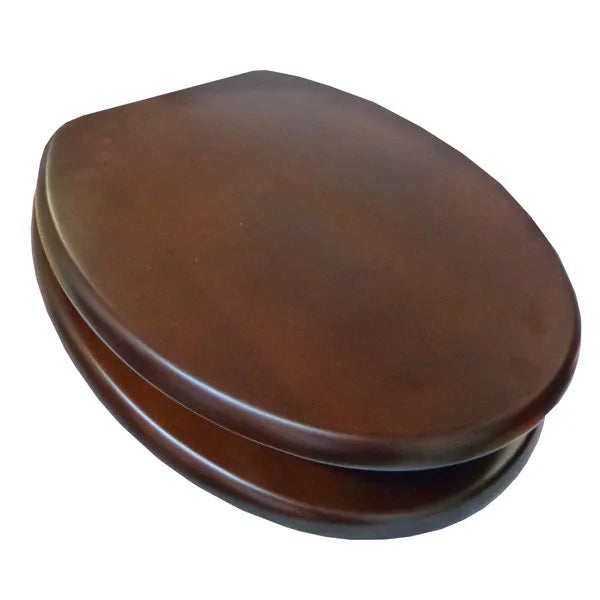 Haron TS8800CP Mahogany Veneer Toilet Seat