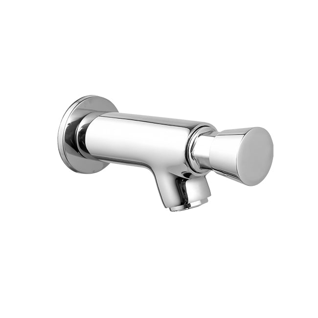 Timed Bib Tap 7 Second Auto Shut-Off — Push Button, Lead Free, WELS 6 Star, Chrome | T147TPT-LF