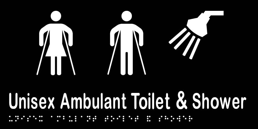 Unisex Ambulant Toilet & Shower