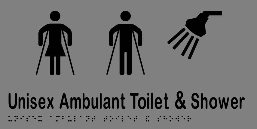 Unisex Ambulant Toilet & Shower