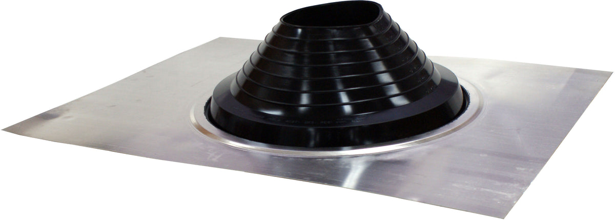Aluminium Standard Roof Flashing EPDM #8 - Black, 180-350mm Pipe Range, 5 Pack | VAEM8B-5
