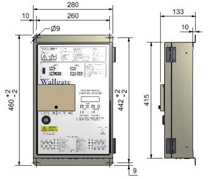 Wallgate Electronic Water / Power / Lighting Cont. 2 Rooms / 8 Outlets