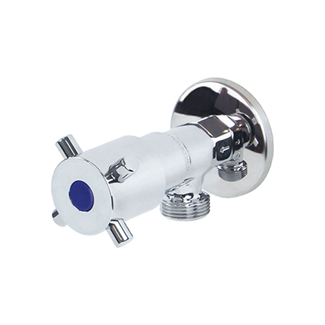 Gentec Lead Free DZR Brass Wall Mounted Capstan Washing Machine Tap w/ 20mm Male Outlet – Cold