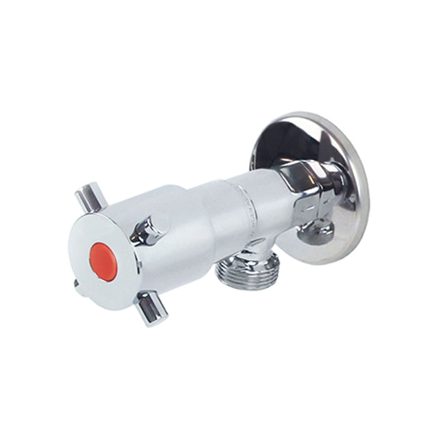 Gentec Lead Free DZR Brass Wall Mounted Capstan Washing Machine Tap w/ 20mm Male Outlet – Hot