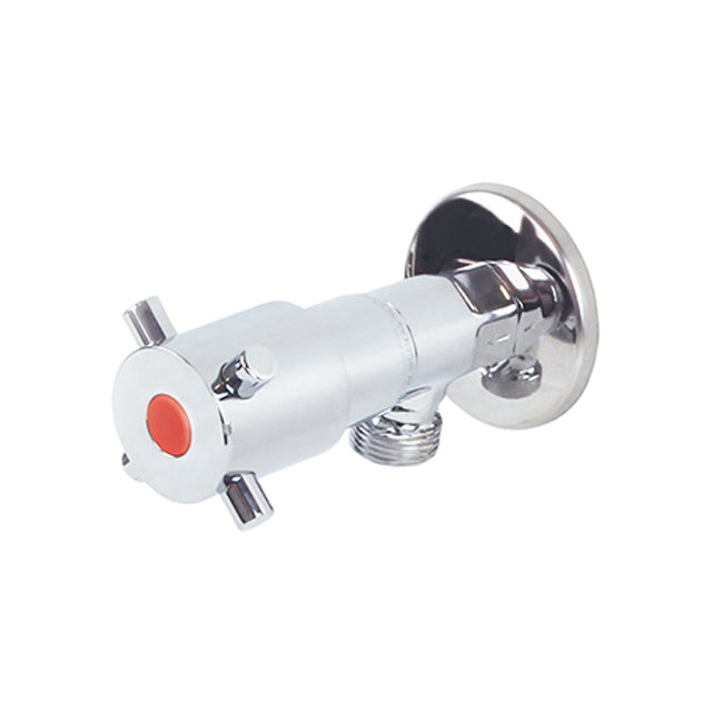 Gentec Lead Free DZR Brass Wall Mounted Capstan Cistern Tap w/ 15mm Male Outlet – Hot