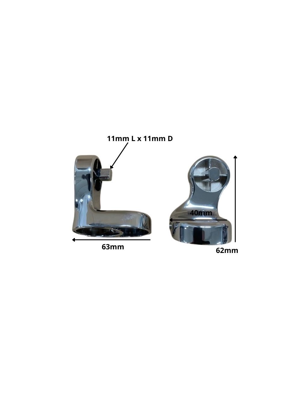 Caroma Pedigree 2 Care Toilet Seat Hinge Set