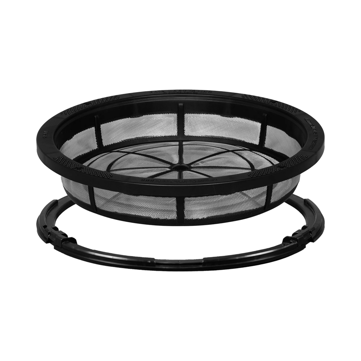 Side Mesh Easy Fit Tank Screen Kit w/ Easy Fit Screw Down Ring (Poly Tank) 400mm/16inch