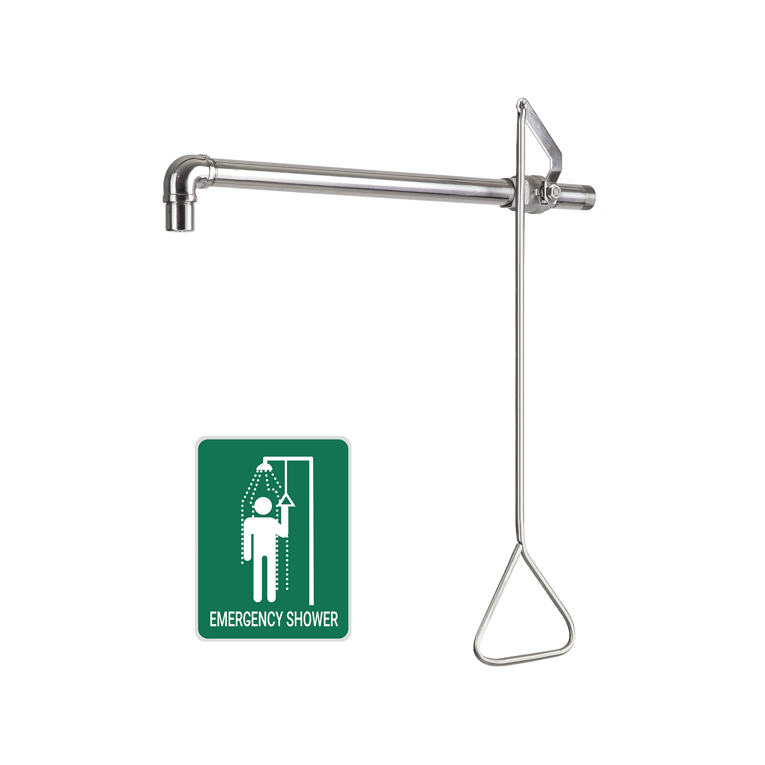 Zero Lead Stainless Steel 304 Wall Mounted Showerhead Safety Shower