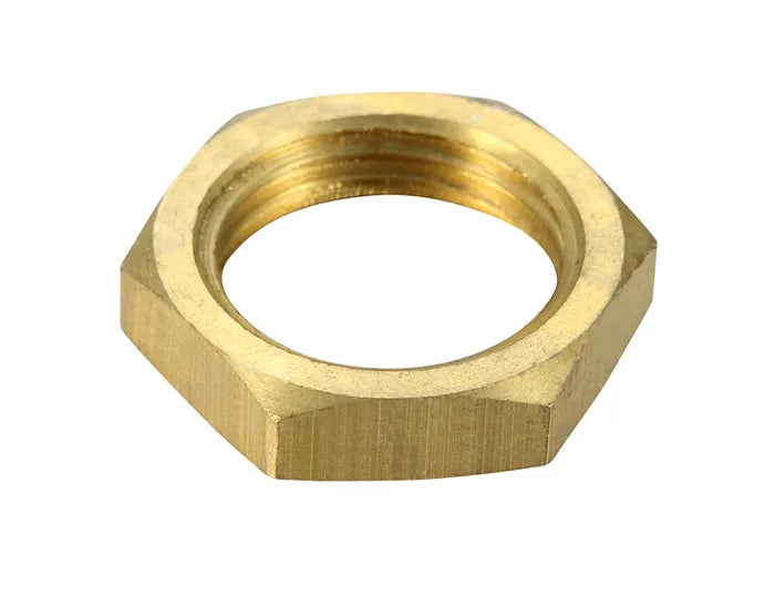 Back Nut - Brass, 4mm to 50mm
