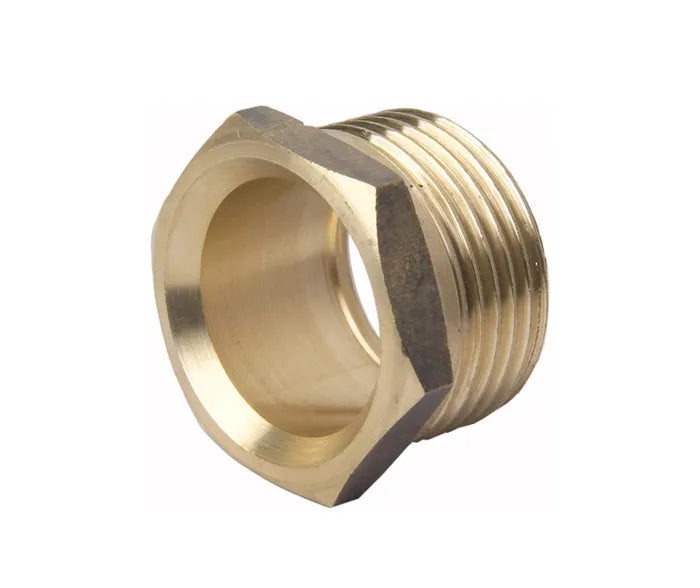 Male Tube Bush #4 - Brass Capillary, OD x MI, 15mm to 100mm, Lead Free