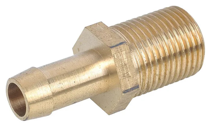 Hose Barb - Brass, 15mm MI x 15mm | BR044
