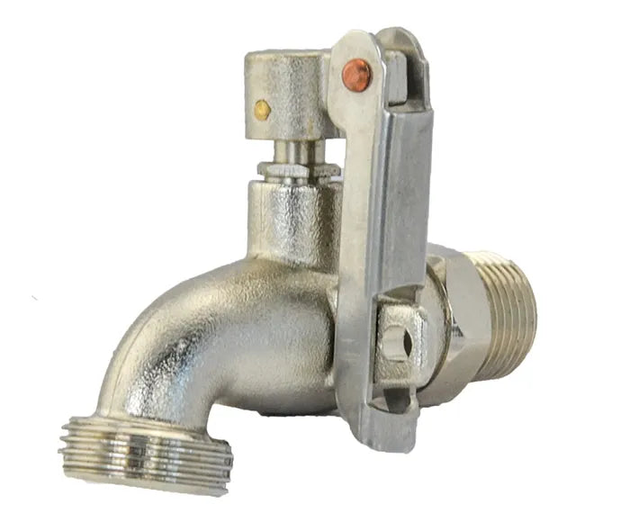 Lockable Tank Tap Brass