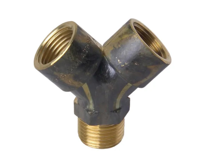 Double Tap Adaptor - Brass, FI x FI x MI, 15mm & 20mm, Lead Free