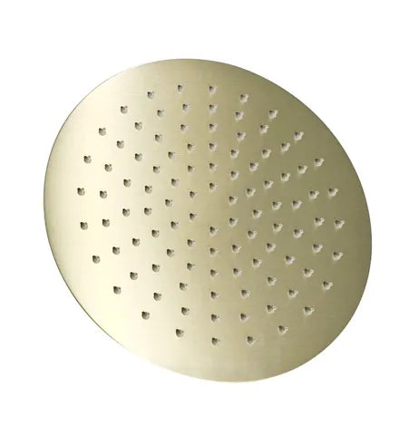 Pavia Shower Head Round Brushed Gold