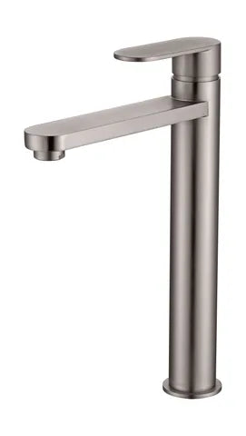 Vetto Tall Basin Mixer Brush Nickel