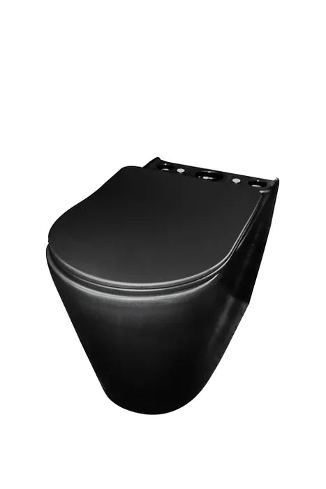 Feanza Pan Slim Seat - Matt Black