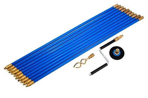 Poly Lockfast Drain Rod Set 30ft | BP30