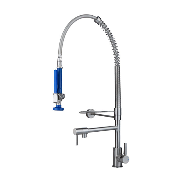 Gentec GPure Jetflo Stainless Steel 304 Hob Mounted Pre-Rinse Unit w/ Pot Filler and Mixer – Compact
