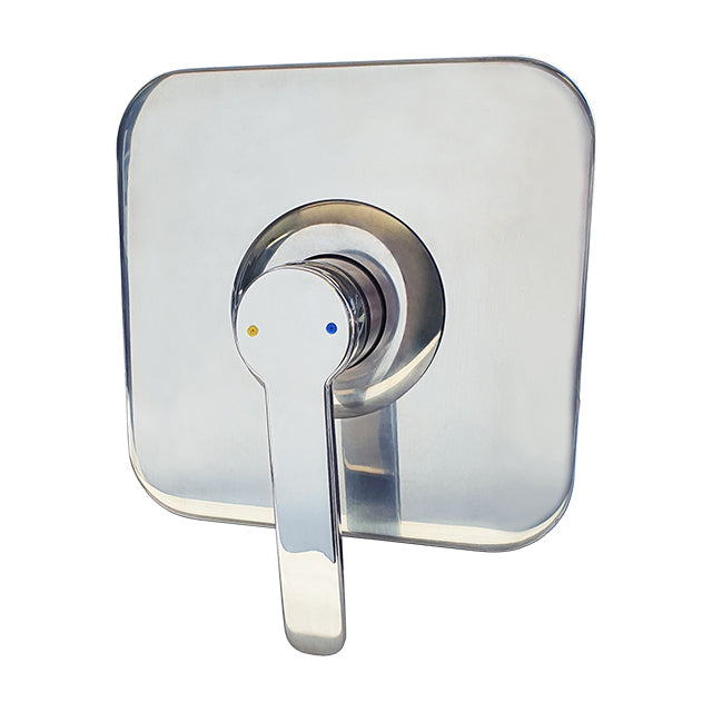 Gentec NugenZero Lead Stainless Steel 316 In-Wall Recess Shower Mixer w/ Installation Cover and Spirit Level