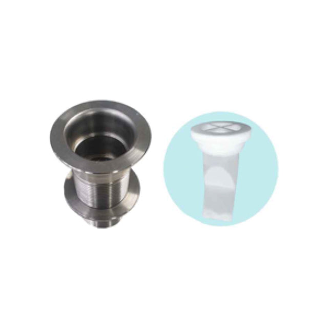 Gentec SS Plug & Basin Waste with Replaceable One Way Valve 32 mm