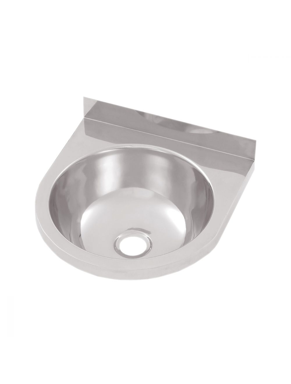 Round Stainless Steel Hand Basin