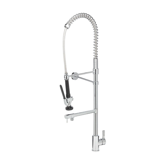 Gentec Jetflo Lead Free DZR Brass Hob Mounted Pre-Rinse Unit w/ Pot Filler, Mixer and Cold Start Cartridge