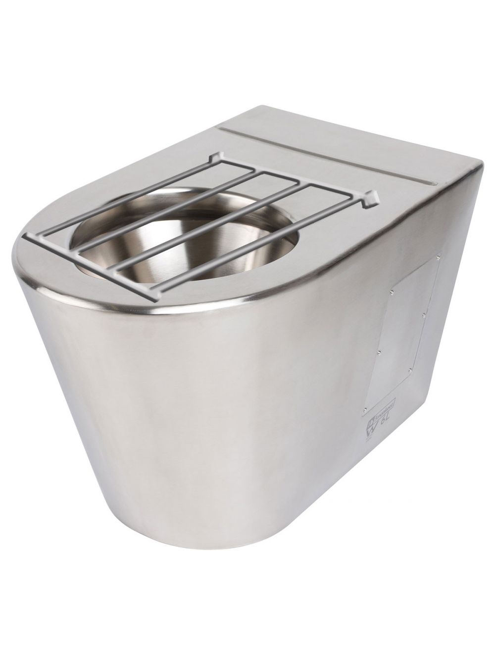 Stainless Steel Wall Faced Slop Hopper - S TRAP