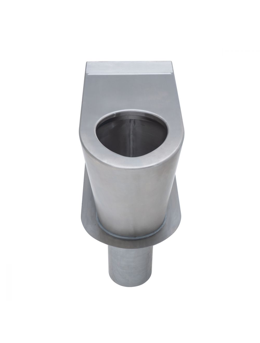 Wall Faced Long Drop Toilet Pan