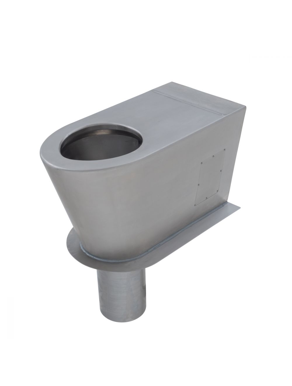 Wall Faced Long Drop Toilet Pan