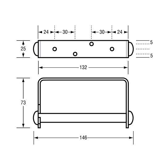 Single Toilet Roll Holder