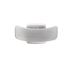 Double Robe Hook - Concealed Fix in Polished Stainless Steel