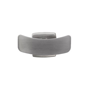 Double Robe Hook - Concealed Fix in Satin Stainless Steel