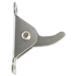 Collapsible Coat Hook - Visible Fix in Satin Stainless Steel