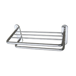 Towel Shelf & Drying Rail in Stainless Steel