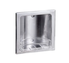 Recessed Soap Dish in Satin Stainless Steel