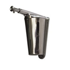 Compact Soap Dispenser in Polished Stainless Steel