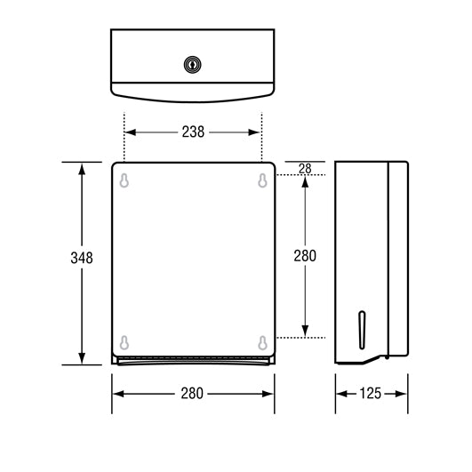 Paper Towel Dispenser in Antimicrobial