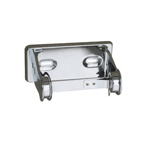 Single Toilet Roll Holder - Bright Chrome Plate, Lockable | ML837