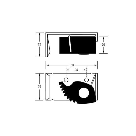 Single Mop & Broom Holder in Satin Stainless Steel
