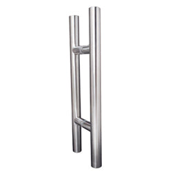 Straight Pull Handles - Pair in Satin Stainless Steel