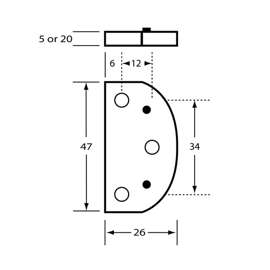Overlapping Staple Spacer
