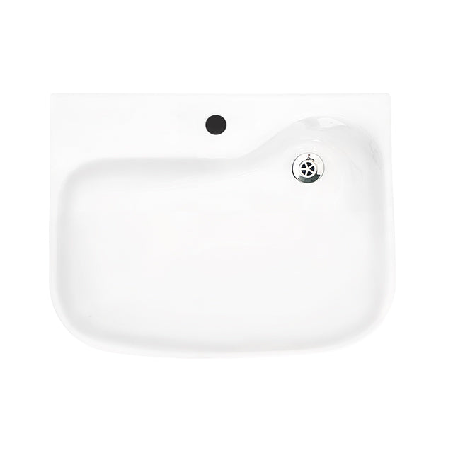 GENTEC STERISAN Wall Mounted Type B Clinical Basin w/ One Tap Hole Offset Waste No Overflow