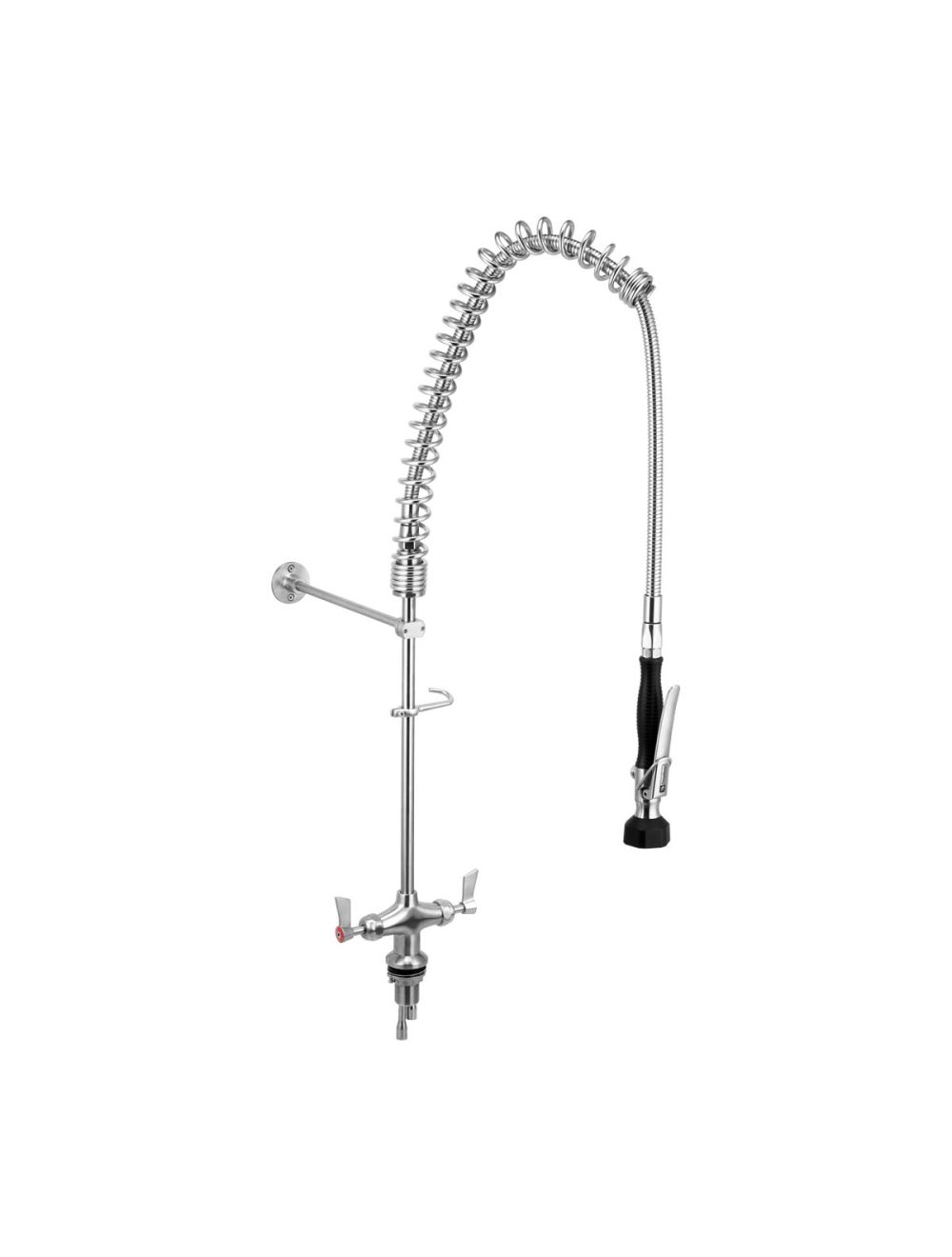 Stainless Steel Dual Hob Mounted Pre Rinse Unit