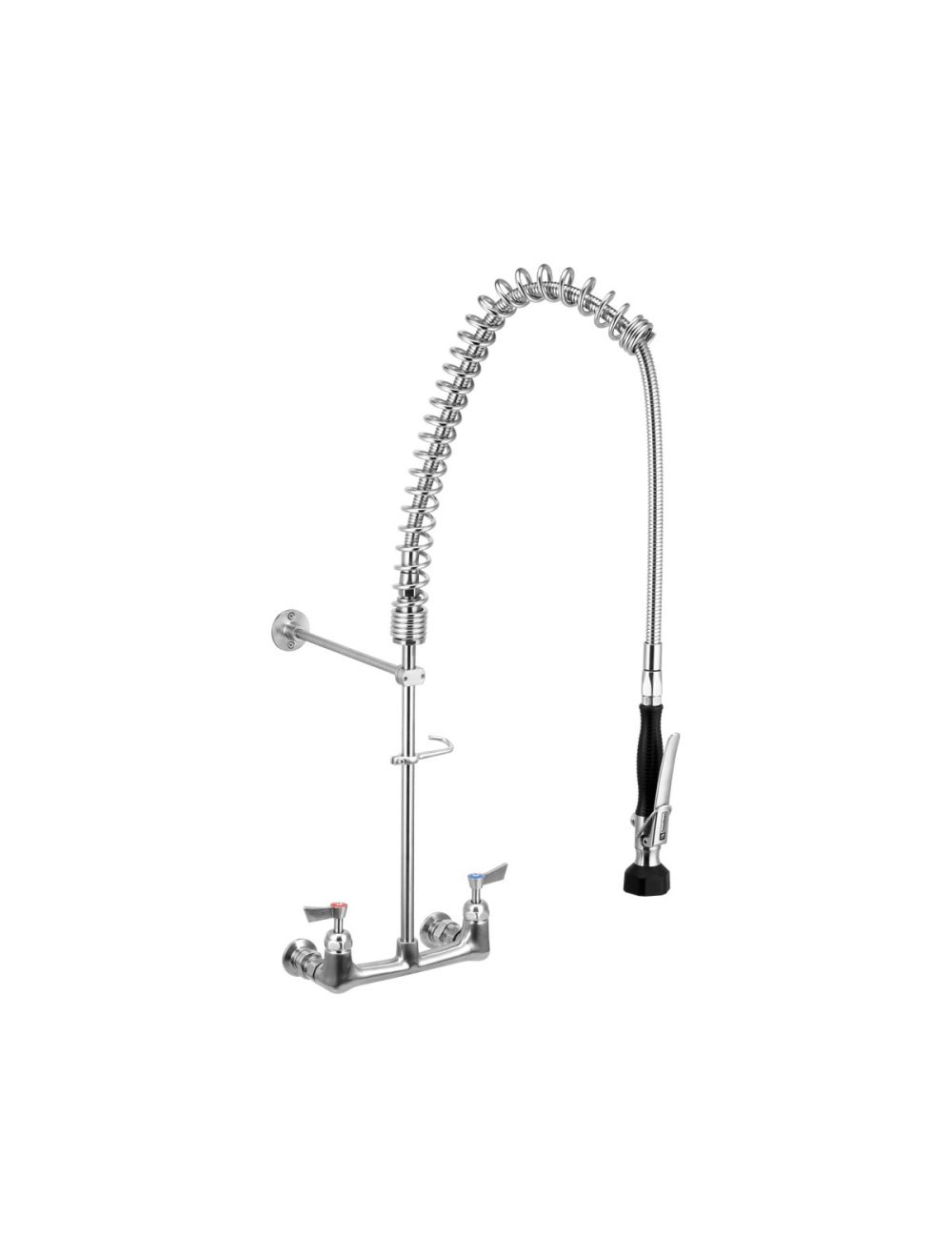 Stainless Steel Exposed Wall Mount Pre-Rinse Unit