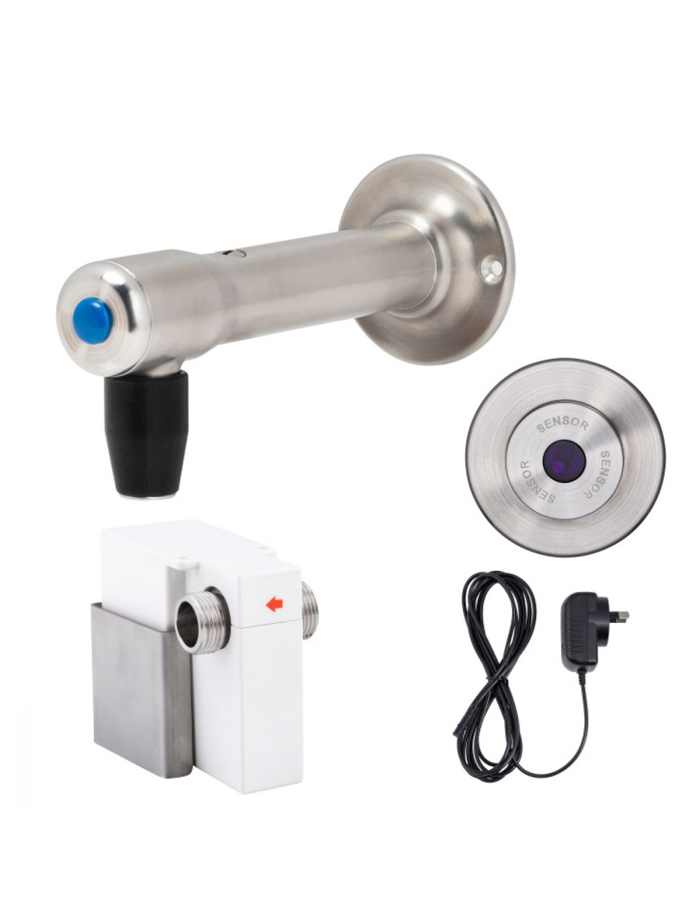 Wall-Mount Bottle Filler with Wall-Mount Sensor Mains Powered