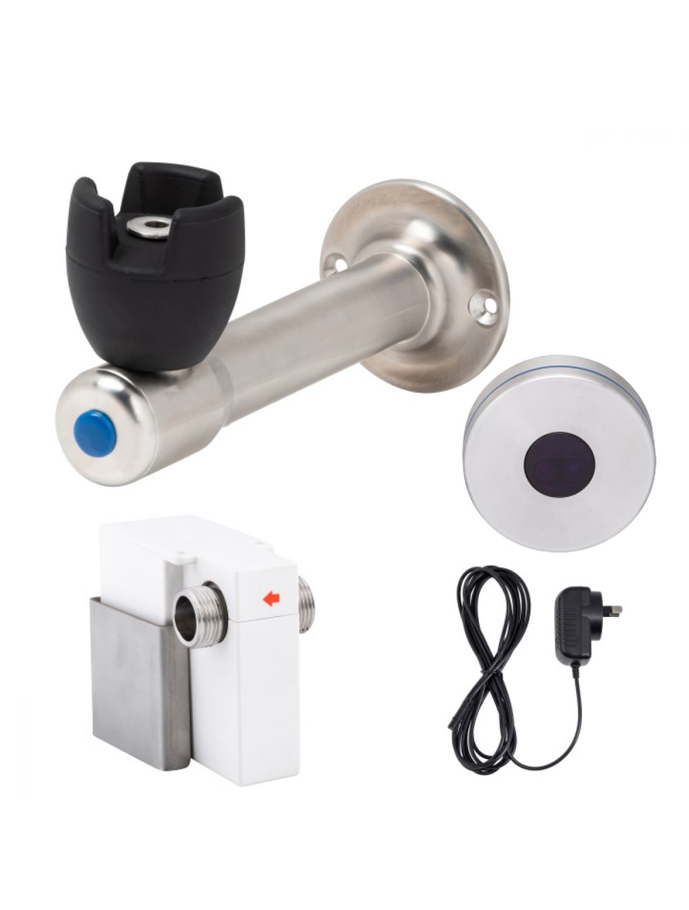90 Degree Silicone Mouthguard Bubbler with Hob-Mount Sensor Mains Powered