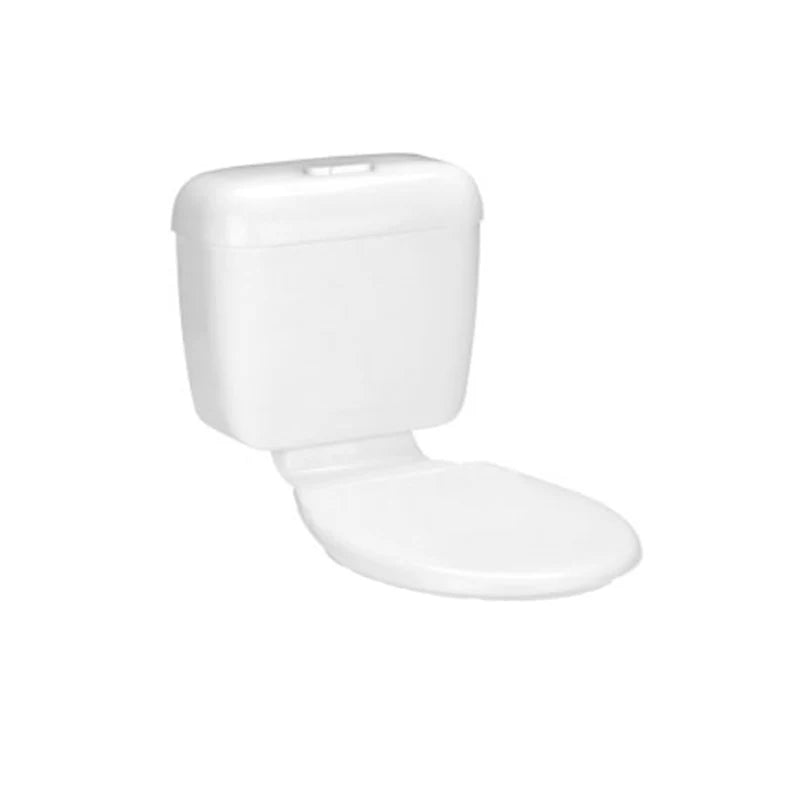 Caroma Tasman Link 4S RH Cistern White – Bottom Inlet, 4.5/3L Dual Flush with Seat & Link | TAS006W