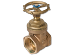 Bronze Gate Valve F&F BSP with Brass Handwheel - WaterMarked, 65-100mm